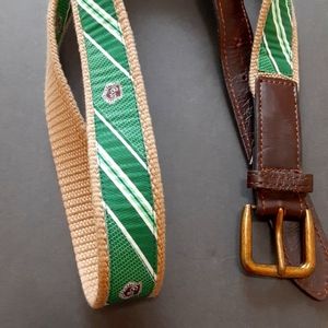 LEVELWEAR Canvas,  Leather, and Fabric Belt 44/46